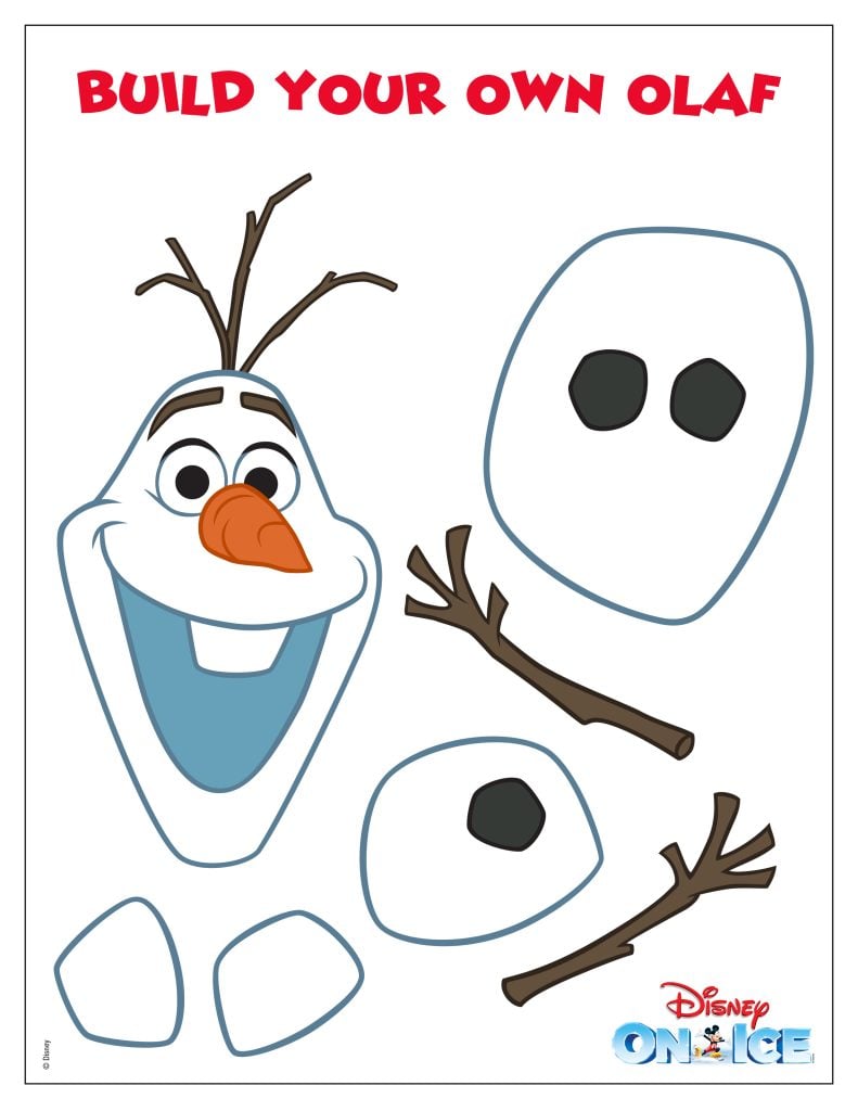 build your own olaf printable | fun | the official site of disney